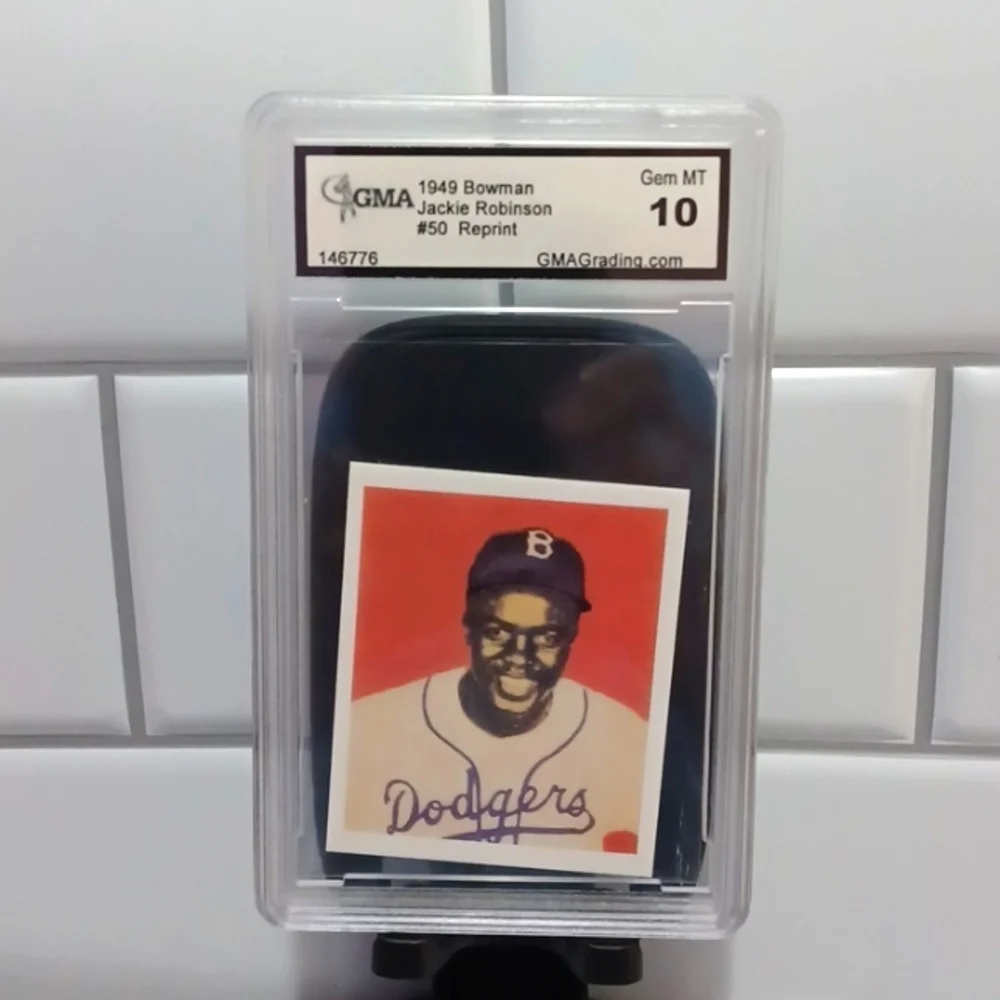 GMA 1949 Bowman Jackie Robinson #50 REPRINT